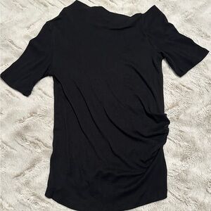 Zara Short Sleeve Ruched Women's Blouse